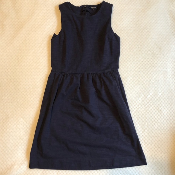 Madewell Dresses & Skirts - MADEWELL Navy Blue Cotton Sleeveless Dress S